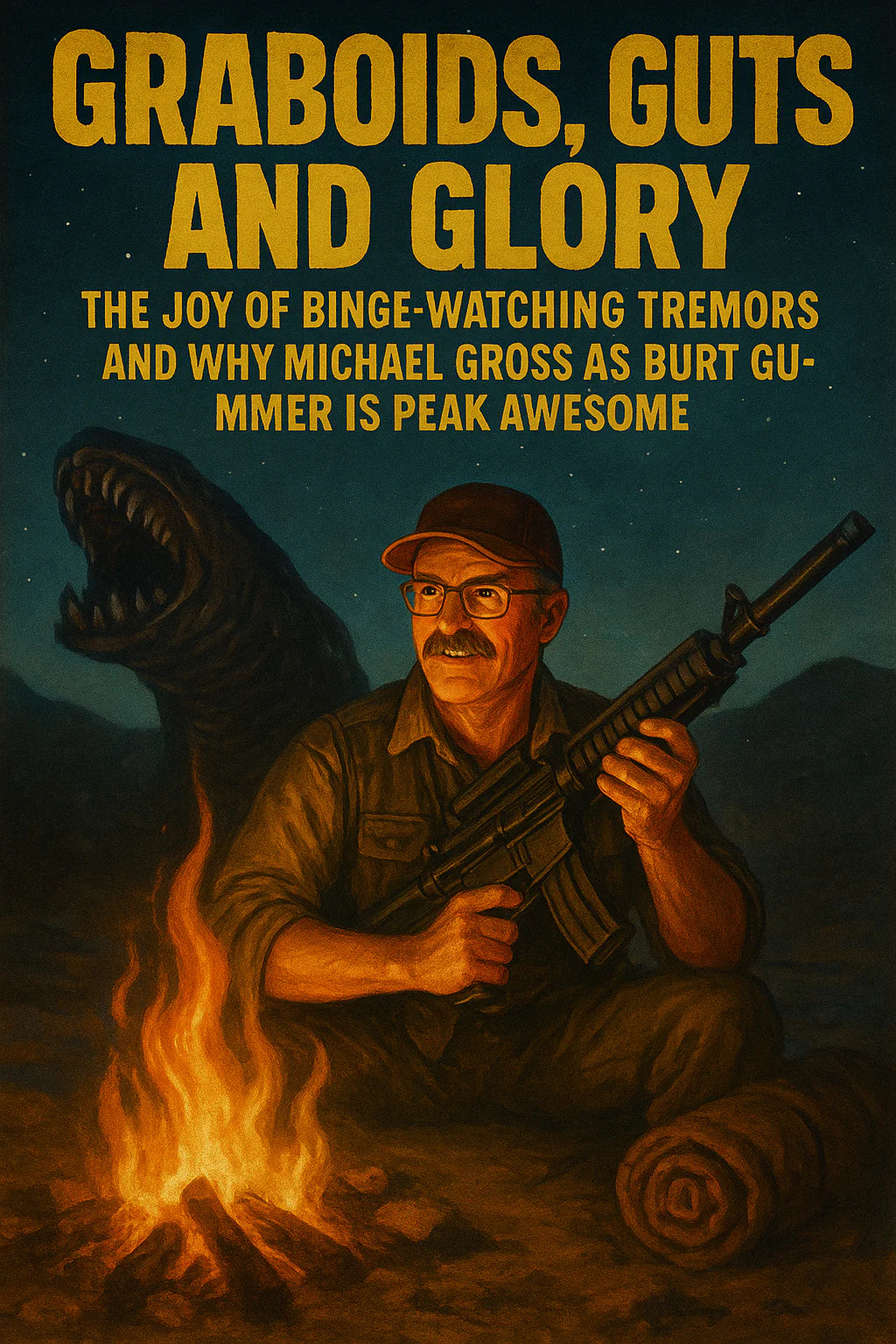 Graboids, Guts, and Glory: The Joy of Binge-Watching Tremors and Why Michael Gross as Burt Gummer Is Peak Awesome