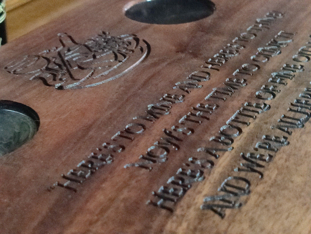 Live Edge Black Walnut Wine Tasting and Charcuterie Tray