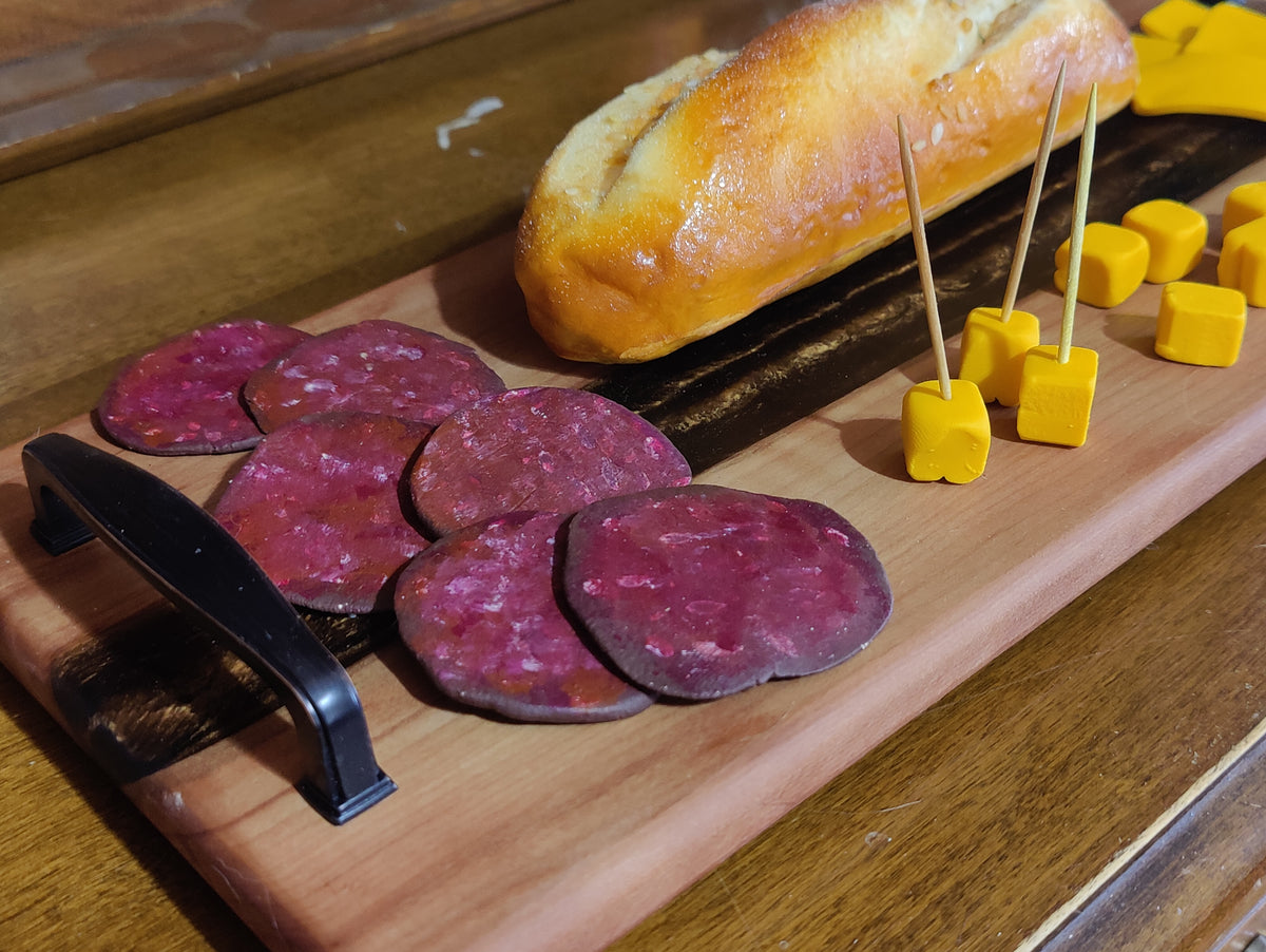 Resin River Charcuterie Tray made from Beautiful Black Pear and Copper Resin - Table Centerpiece