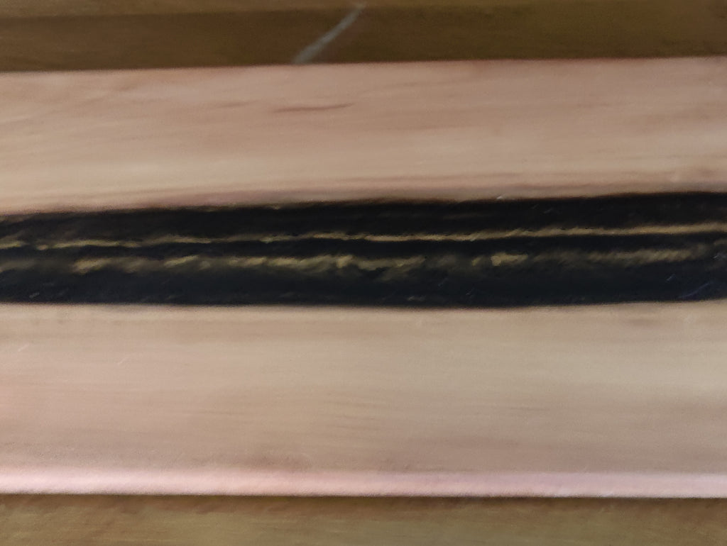 Resin River Charcuterie Tray made from Beautiful Black Pear and Copper Resin - Table Centerpiece