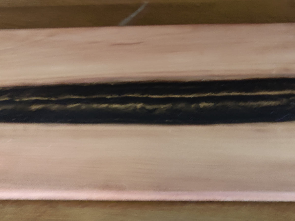 Resin River Charcuterie Tray made from Beautiful Black Pear and Copper Resin - Table Centerpiece