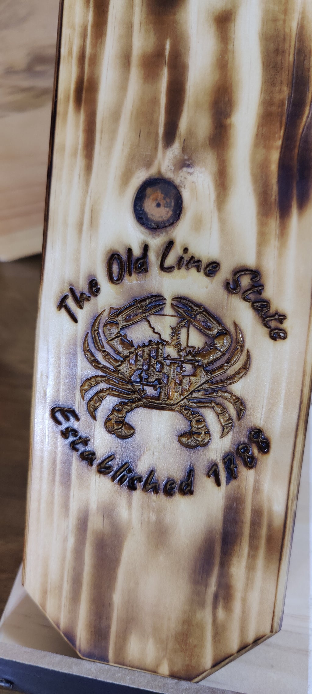 Wall Mounted Bottle Openers Various Styles Maryland Theme, Blue Crab