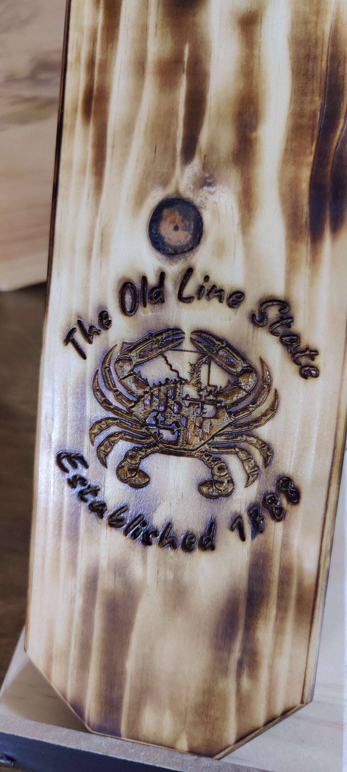 Wall Mounted Bottle Openers Various Styles Maryland Theme, Blue Crab