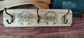 Handcrafted Wooden Coat Rack with Crab Design