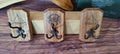 Handcrafted Mahogany Wall-Mounted Coat Hooks with Maryland Design
